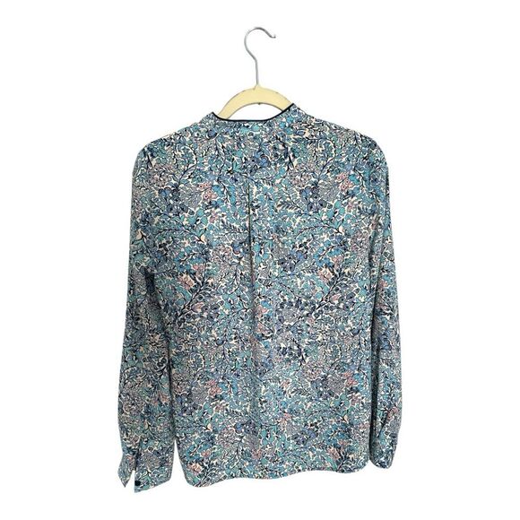 BCBMAXAZRIA Elli Floral Print Top Size S - Picture 5 of 6